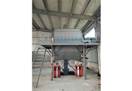 Complete set of equipment for dry mortar