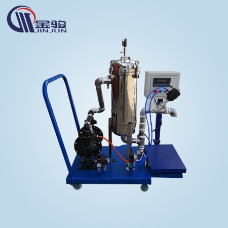 Mobile bag filter